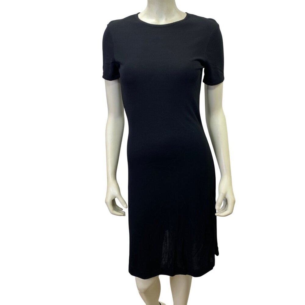 Lauren Ralph Lauren Womens Black Short Sleeve Dress Size S